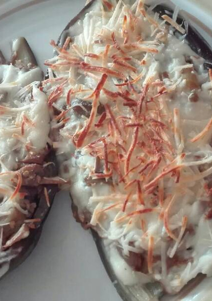 Una foto de Berenjenas rellenas