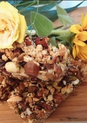 Une photo de Barres cereales aux fruits secs