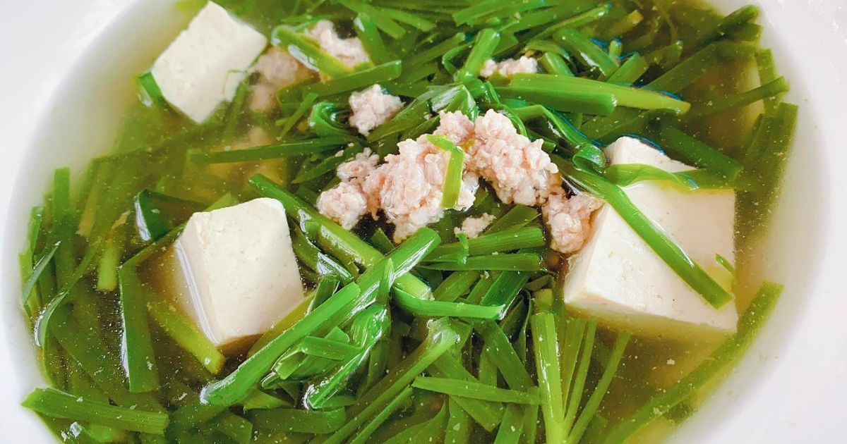 Cách Làm Món Canh Hẹ đậu Hủ Non của Arany Green - Cookpad