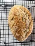 บาเกตต์งาขาว🌾White Sesame Baguette🥖