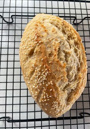 รูปของ บาเกตต์งาขาว🌾White Sesame Baguette🥖