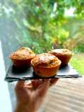 Tortino Fit di Zucca e Cioccolato con Fiocchi di Patate