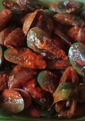Foto resep Kerang Hijau Saus padang