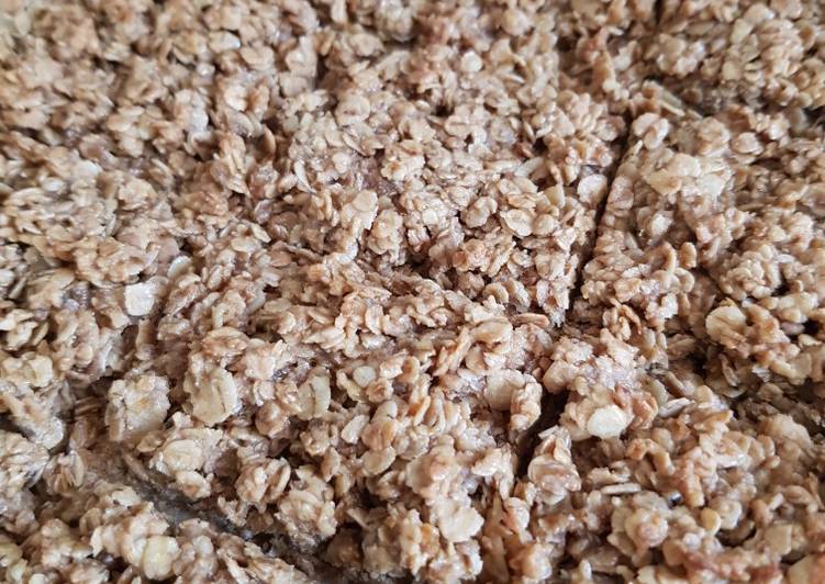 4 ingredient honey flapjack