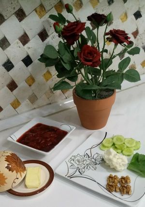 عکسی از دستور مربای توت فرنگی