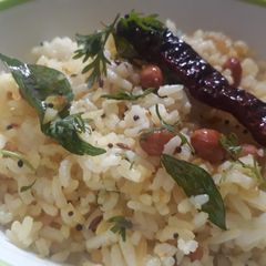 A picture of Lemon rice in my style.