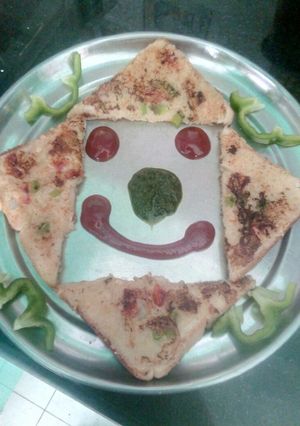 A picture of Bread pizza.
