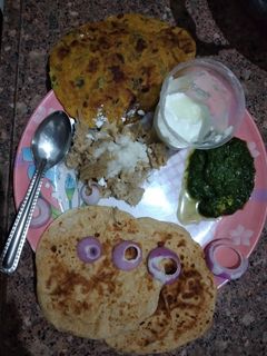 પાલક પનીર પરાઠા રેસીપી મુખ્ય ફોટો