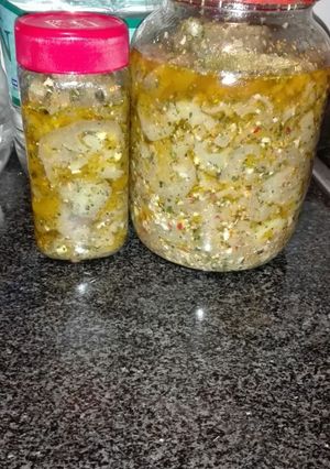 Una foto de Berenjenas al Escabeche