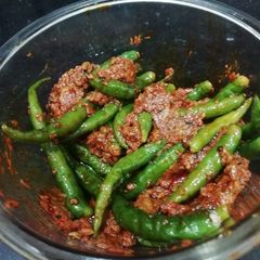 A picture of Instant Chilli Pickle.