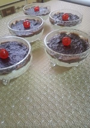 صورة لوصفة تحلية بجوز الهند وشوكولاته 👍