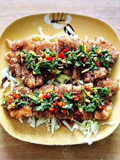 泰式椒麻豬排 的食譜成品照片