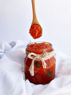 عکسی از دستور مربای هویج به روشی متفاوت 🌸