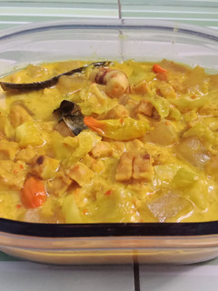 Foto resep Sayur tempe dan kikil masak santan (masak simple)