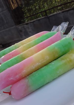 Foto resep Es pelangi