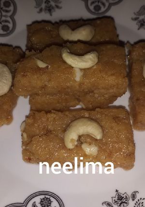 A picture of Milk cake.