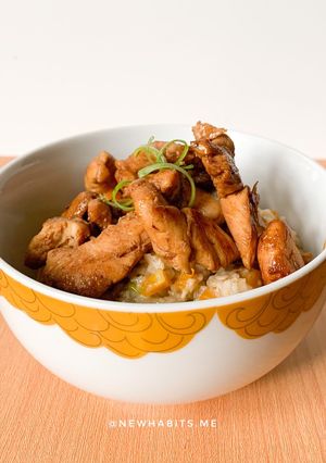 Foto resep Bubur Oat Ayam Yakiniku