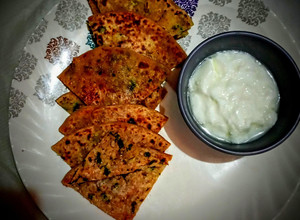A picture of Cauliflower (gobhi) paratha.