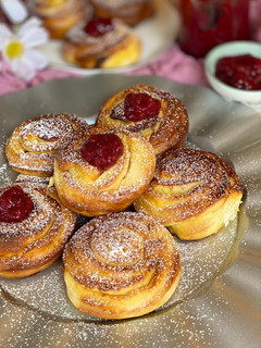 Vaníliás-mascarponés csiga recept fotója
