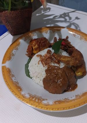 Foto resep Nasi uduk betawi bumbu ulek