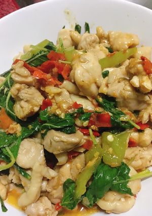 รูปของ 🌈ผัดกระเพราไก่