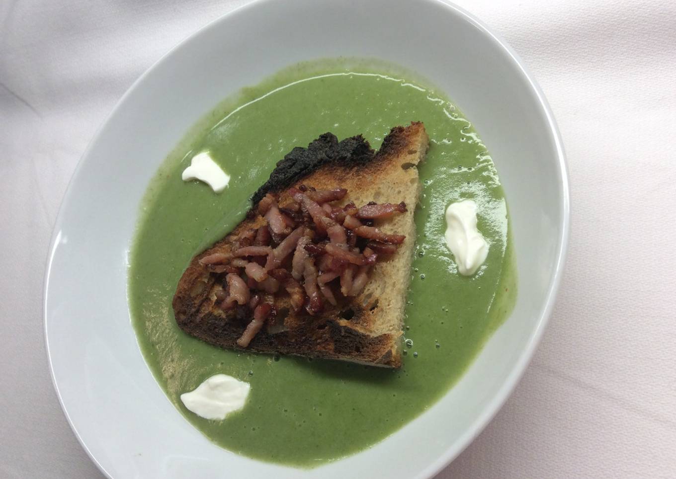 Soupe aux épinards
