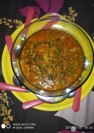 A picture of Green peas with kamal kakri.