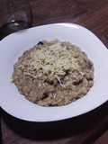 Risotto de hongos de pino