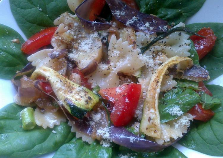 Easiest Way to Make Favorite Sig&rsquo;s Courgette, Aubere,Tomato and Pasta Salad