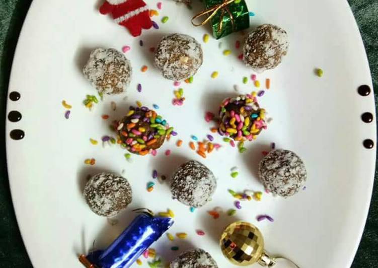 Step-by-Step Guide to Cook Delicious Merie chocolate coconut balls