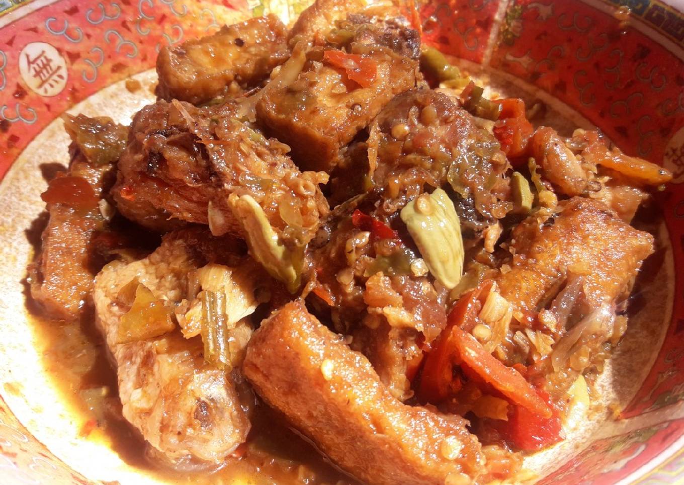 Balado Ayam Tahu Pete