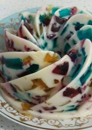 عکسی از دستور ژله خرده شیشه