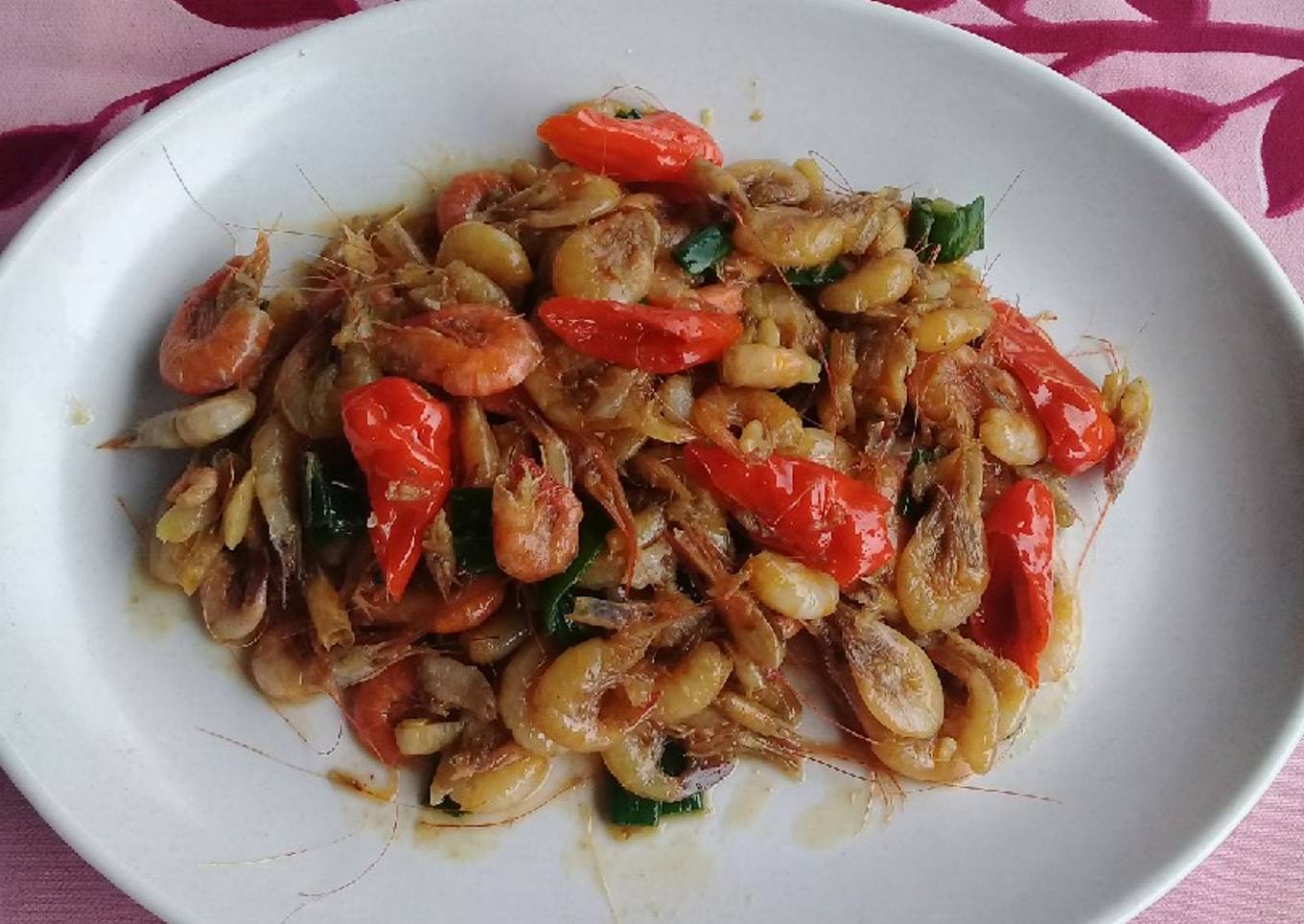 Udang kecil masak barbeque