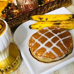 A picture of Banana pancakes.