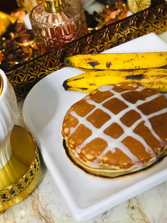 A picture of Banana pancakes.