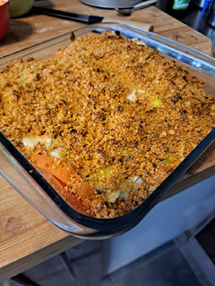 Une photo de Crumble de patate douce
