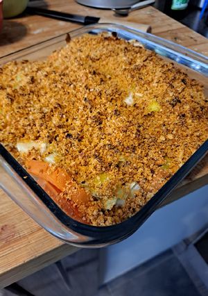 Une photo de Crumble de patate douce