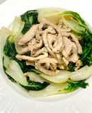奶油白菜炒肉絲