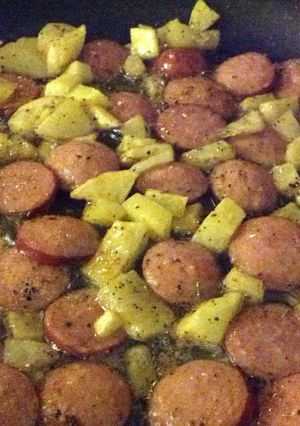 A picture of Andouille Sausage Breakfast Burrito.