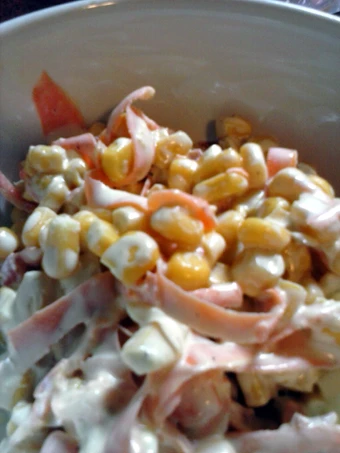 Simple Way Make Recipe Cold Corn Salad that is  Makes Drooling, Delicious}