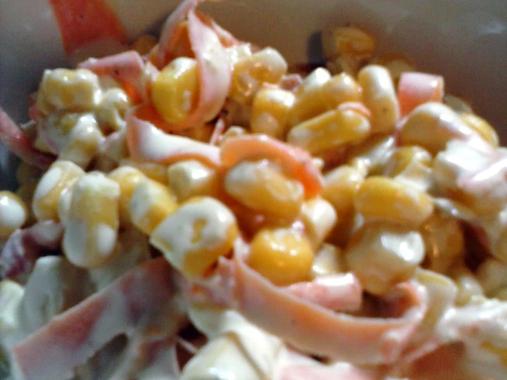 Simple Way Make Recipe Cold Corn Salad that is  Makes Drooling, Delicious}