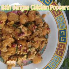 A picture of Saus telur asin dengan chicken popcorn.