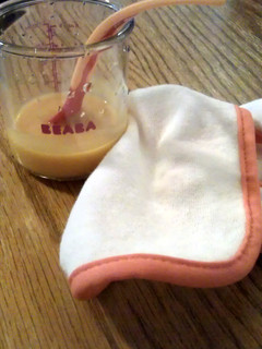 A picture of Sweet potato puree for baby.