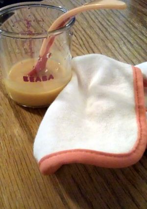 A picture of Sweet potato puree for baby.