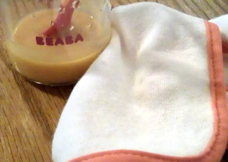 Sweet potato puree for baby