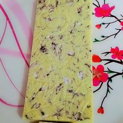 A picture of Thandai Flavored White Chocolate.