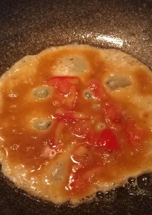 รูปของ ไข่เจียว🍅(ของหมดตู้เย็น)😂