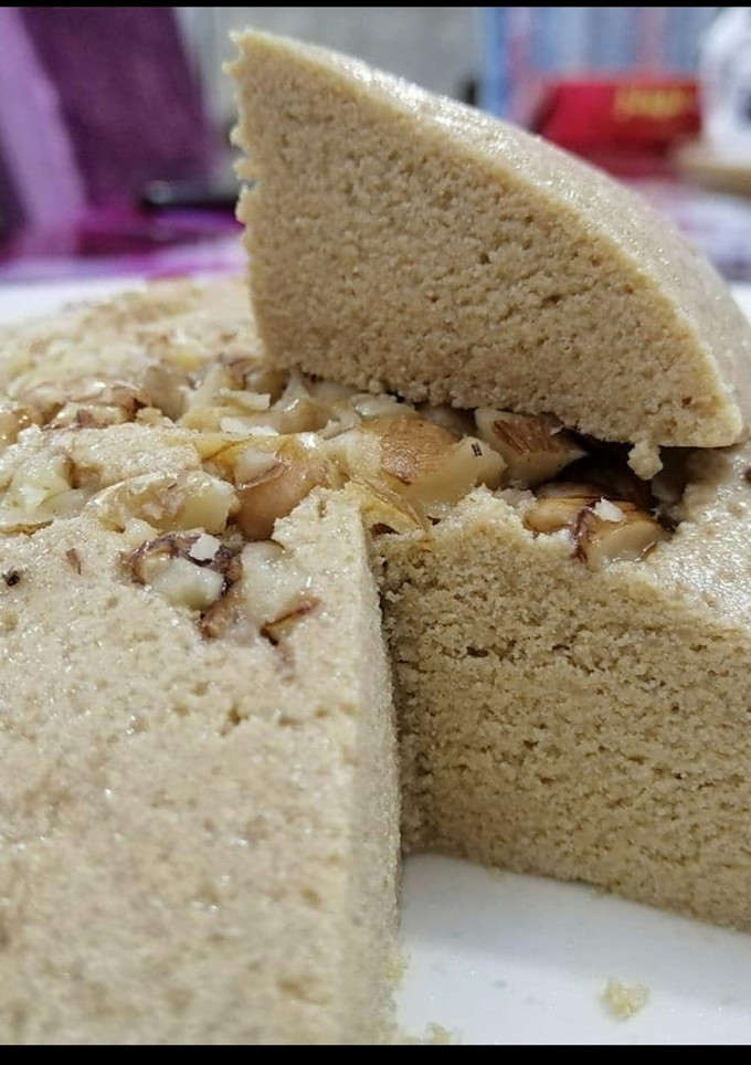 صورة لوصفة حلاوة رملية (طحينية)