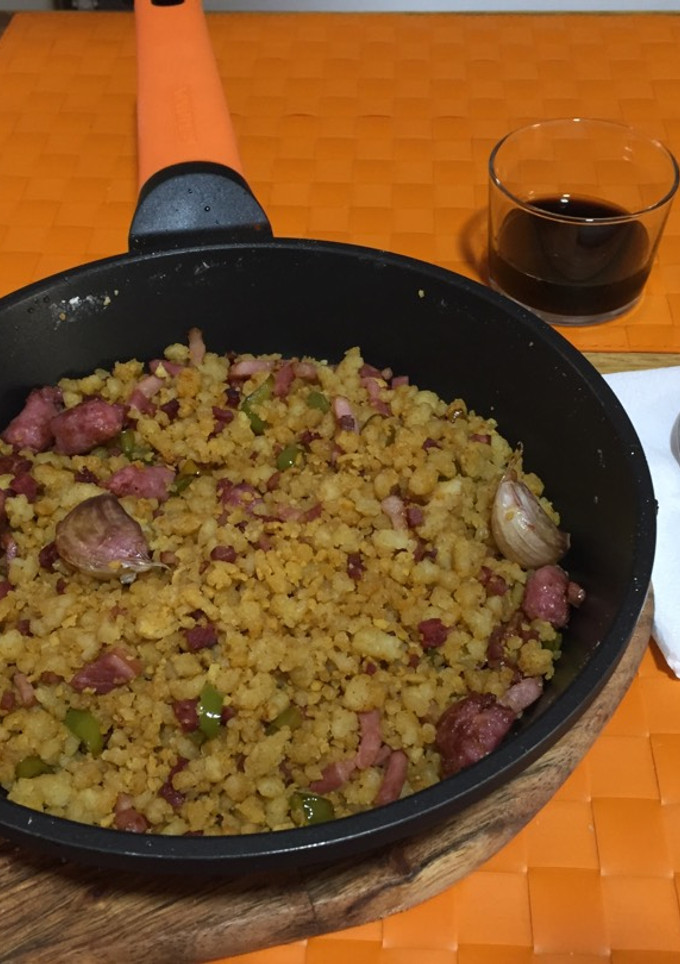 Una foto de Migas de harina