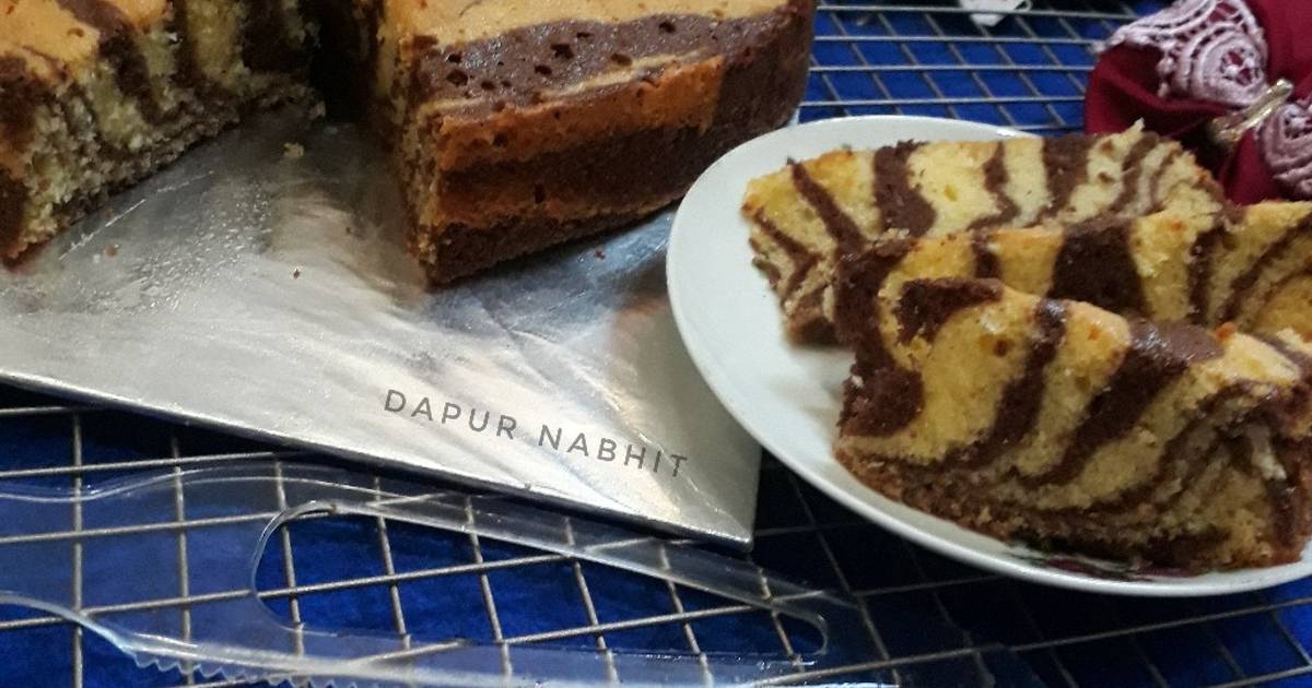Resep Zebra Butter Cake oleh Dapur NabHit Cookpad